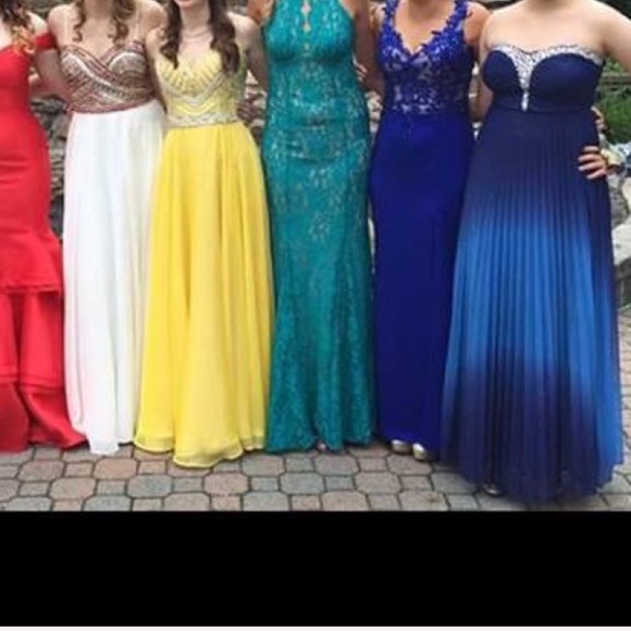 Navy blue prom dress - Picture 8 of 8